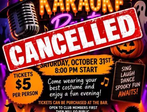 Halloween Karaoke Party Cancelled